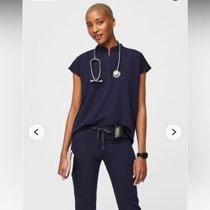 Figs Navy Blue scrubs set